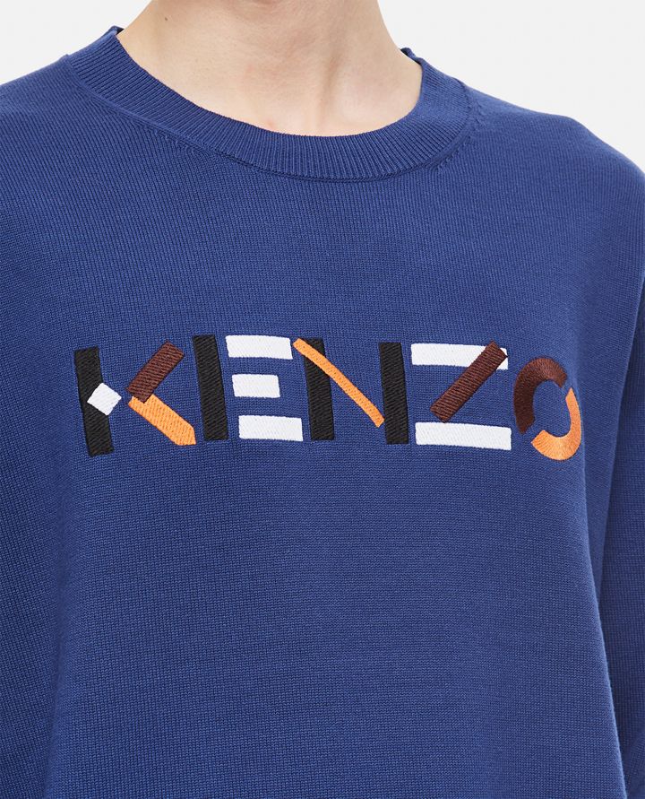 Kenzo - FELPA IN COTONE CON LOGO_4