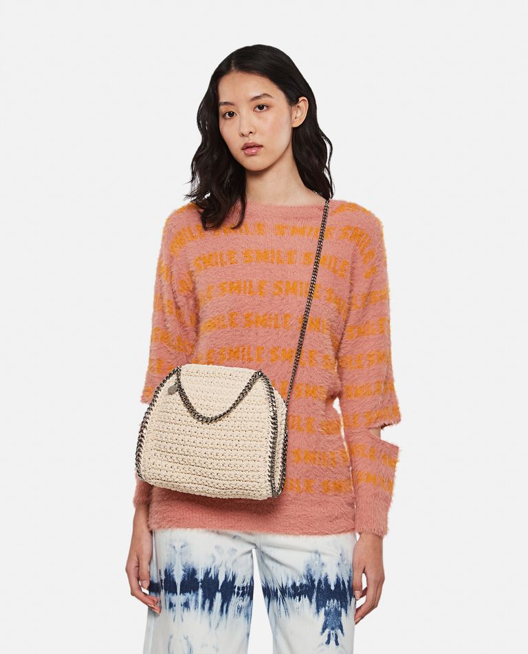 MINI TOTE FALABELLA COTTON CROCHET BAG