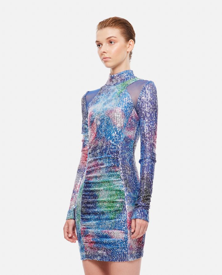 Versace Jeans Couture - SPACE PRINTED SEQUINS MINI DRESS_2