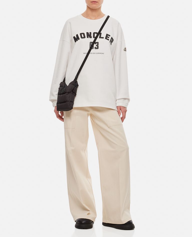 Moncler  ,  Cotton Sweatshirt  ,  White XS