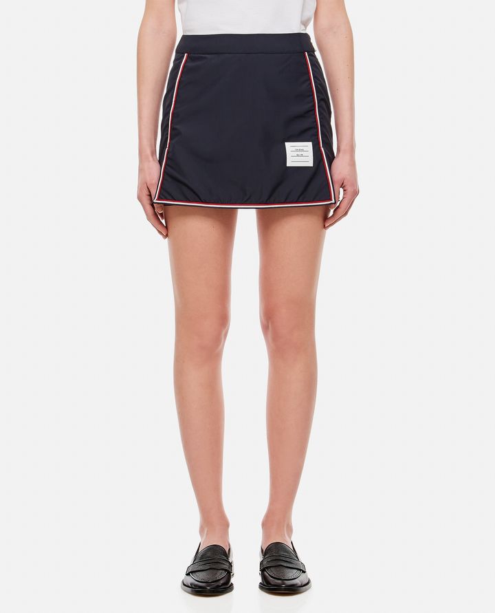 Thom Browne - SYNTHETIC A-LINE MINI SKIRT_1