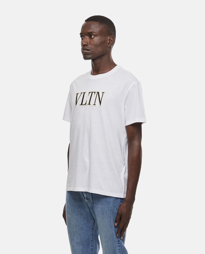Valentino - T-SHIRT GIROCOLLO IN COTONE_2
