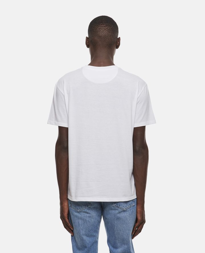 Valentino - T-SHIRT GIROCOLLO IN COTONE_3