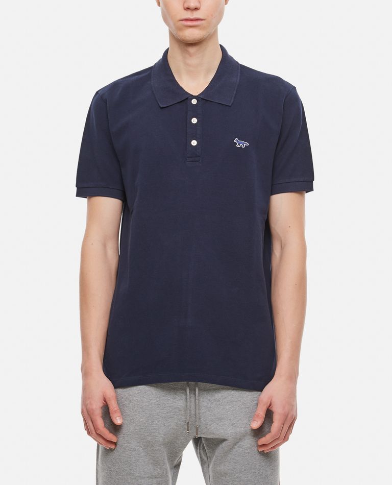 NAVY FOX PATCH CLASSIC POLO