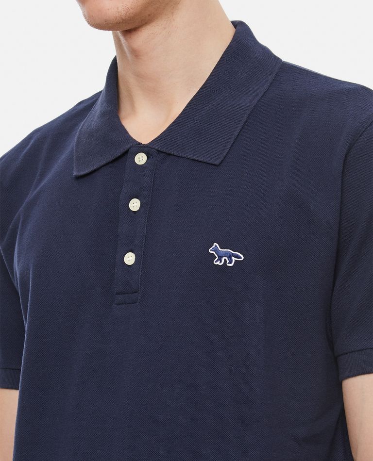 NAVY FOX PATCH CLASSIC POLO