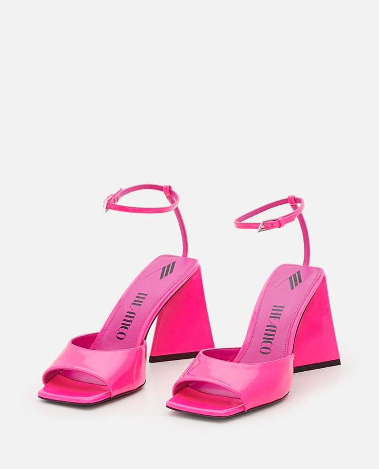 The Attico  ,  85mm Piper Ankle Strap Sandals  ,  Rose 38