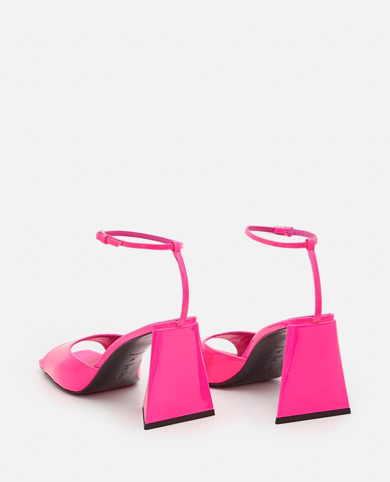 サンダル・ミュール THE ATTICO Fluo pink leather Piper sandals The Attico Fluo Pink Leather Piper Sandals | italist, ALWAYS
