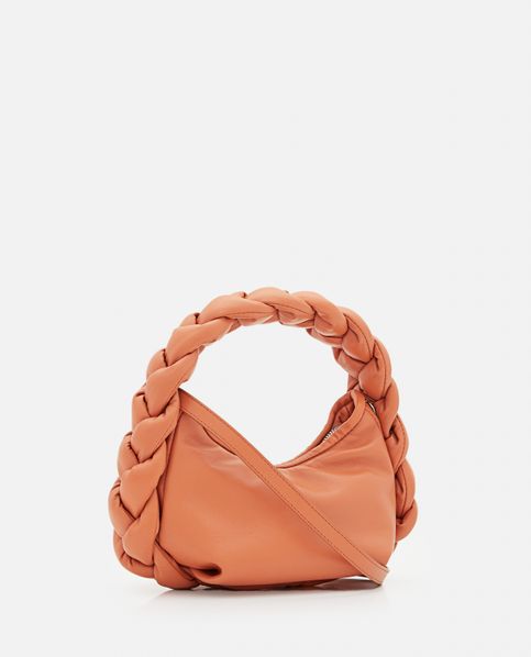 HEREU Espiga Mini Braided Leather Top-Handle Bag