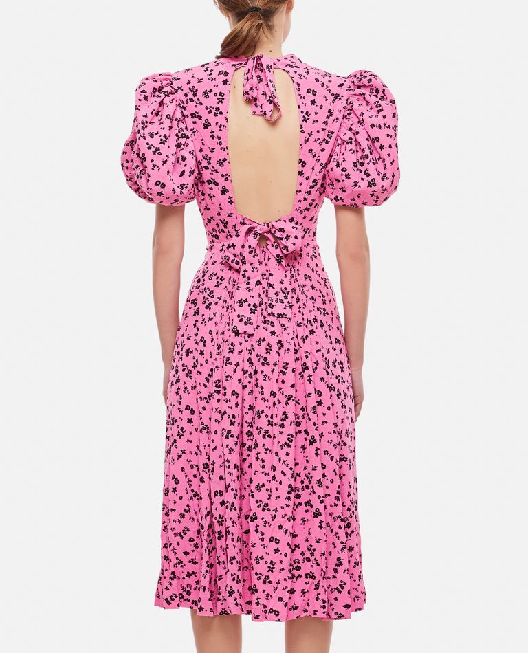 Rotate Birger Christensen  ,  Midi Noon Viscose Jacquard Midi Dress  ,  Rose 36