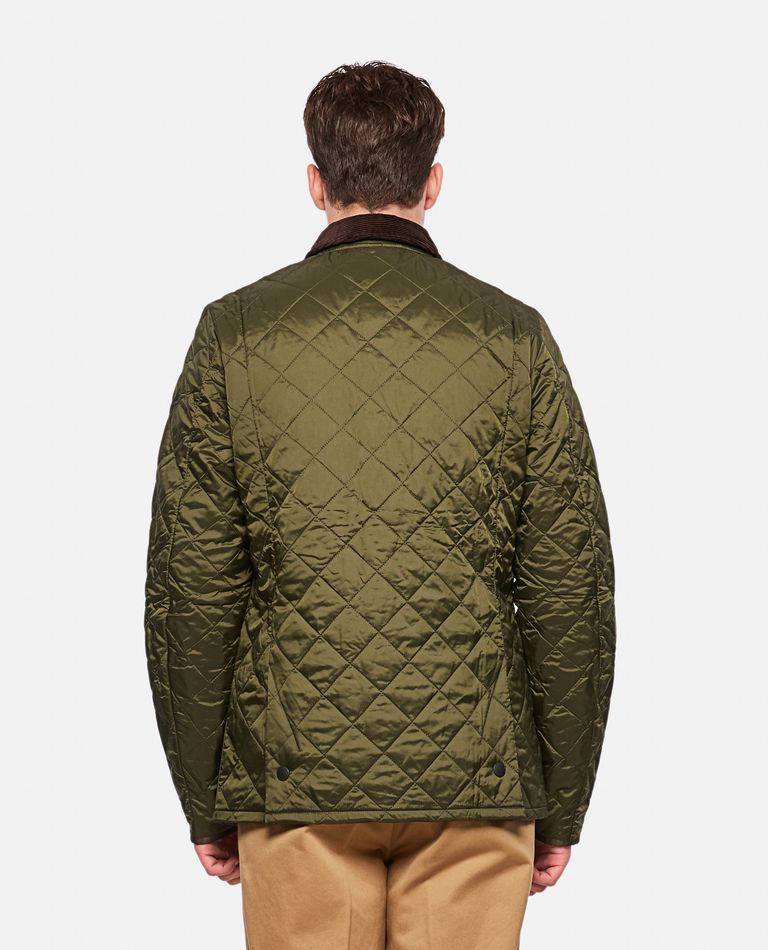 Shop Barbour Liddesdale Quilted Nylon Jacket In Green