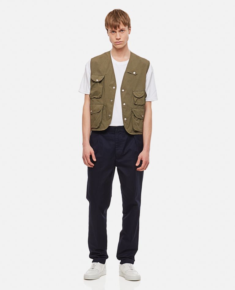COTTON BLEND TECHNICAL VEST for Men - East Harbour Surplus COTTON BLEND TECHNICAL VEST for Men - East Harbour Surplus