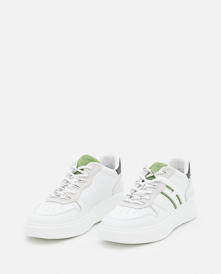 Hogan - "H580"  LEATHER SNEAKERS_2