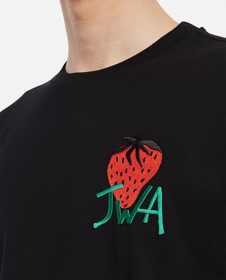 JW Anderson - EMBROIDERED STRAWBERRY JWA T-SHIRT_4