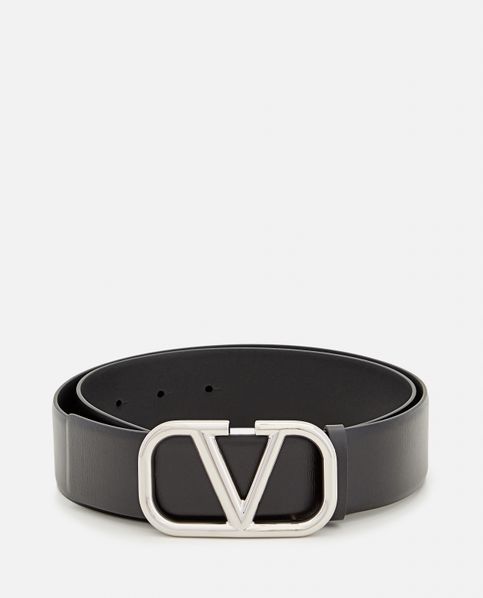 Valentino Garavani | Leather Belt | Black 90