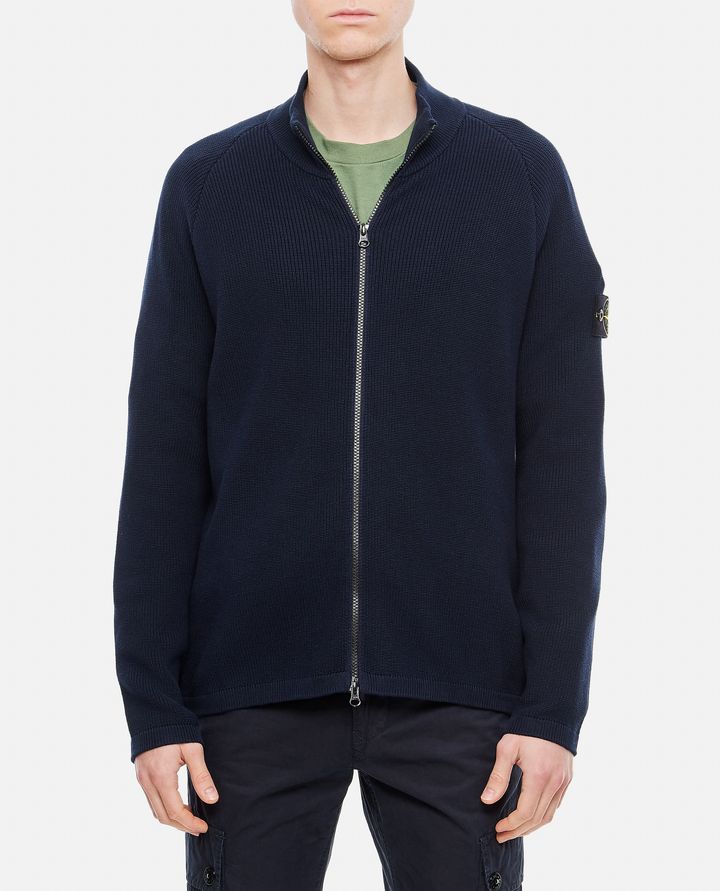 Stone Island - FULLZIP RIBBED COTTON KNIT_1