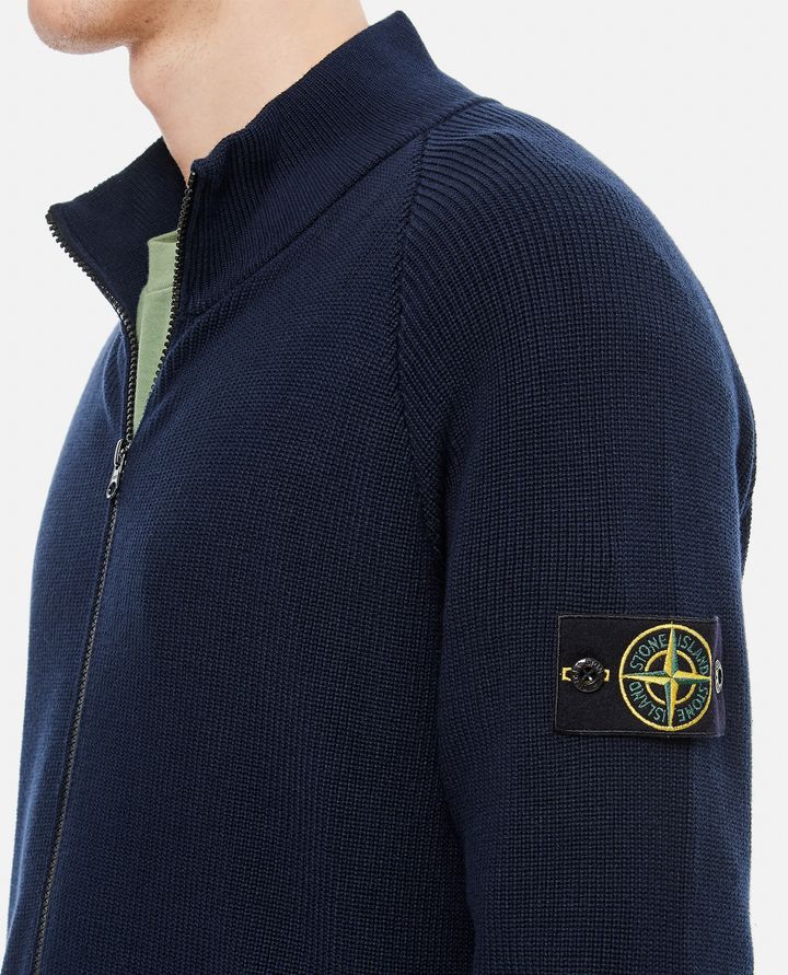 Stone Island - FULLZIP RIBBED COTTON KNIT_4