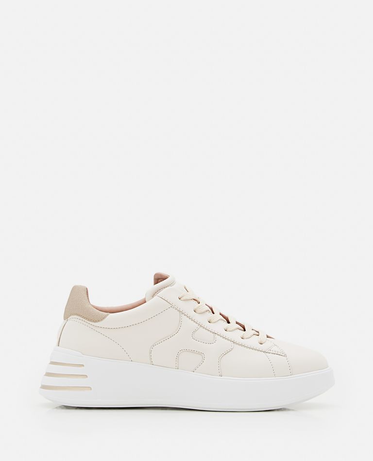 Hogan  ,  Rebel H564 Leather Sneakers  ,  Beige 37