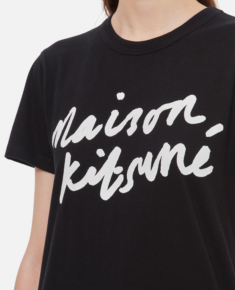 MAISON KITSUNE HANDWRITING COMFORT TEE-SHIRT | Maison Kitsuné