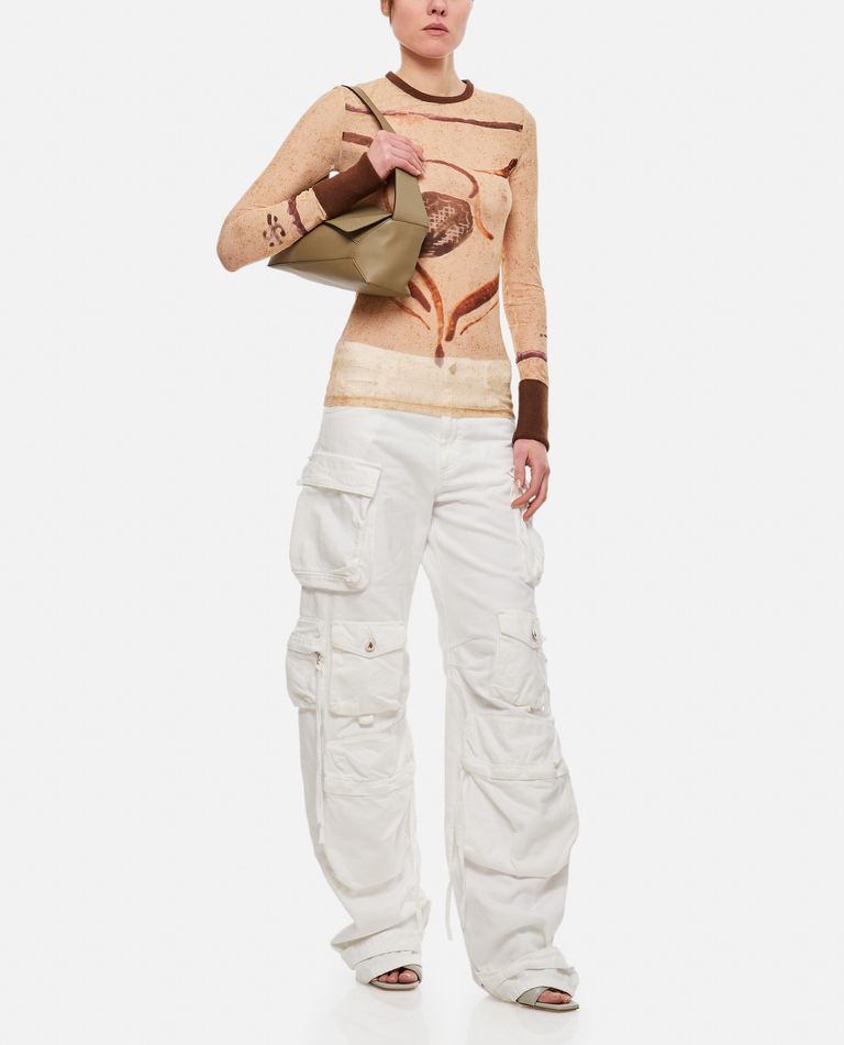 PRINTED MESH TOP for Women - Loewe | Biffi