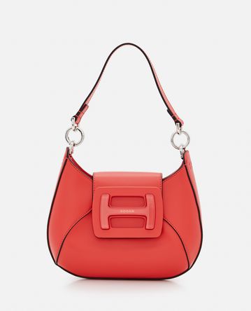 Hogan - MINI HOBO H-BAG PLEXI LEATHER SHOULDER BAG