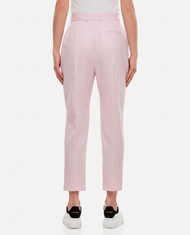 ALEXANDER MCQUEEN WOOL CIGARETTE TROUSERS