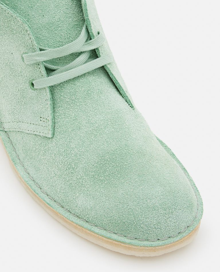 Green desert clarks best sale