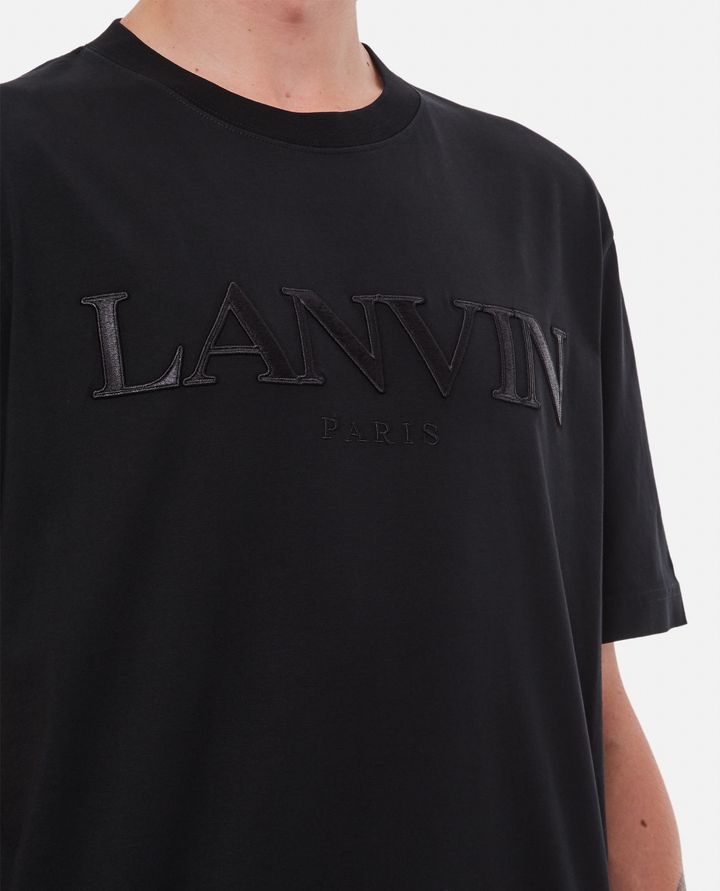 Lanvin - T-SHIRT GIROCOLLO IN COTONE_4
