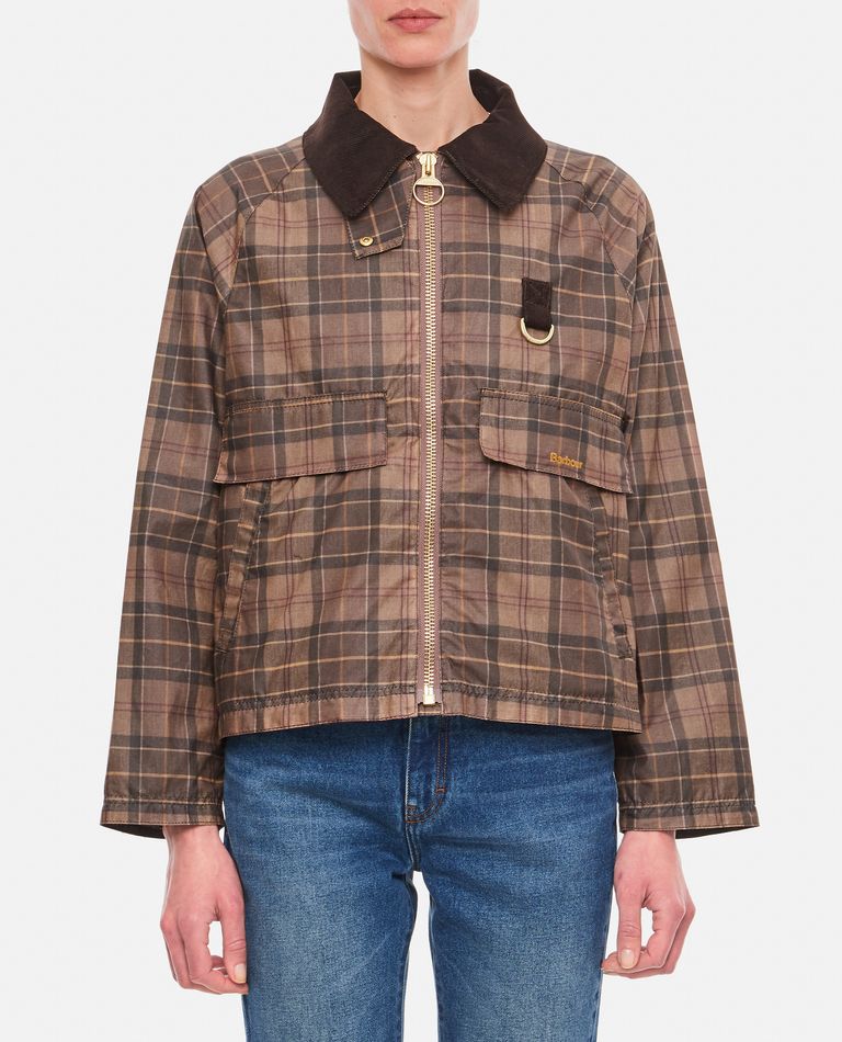 Barbour  ,  Eddleston Cotton Waxed Jacket  ,  Brown 8
