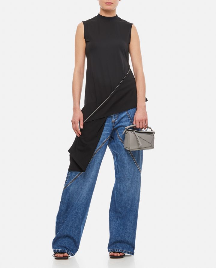 JW Anderson - ZIP DETAIL COTTON SLEEVELESS TOP_2