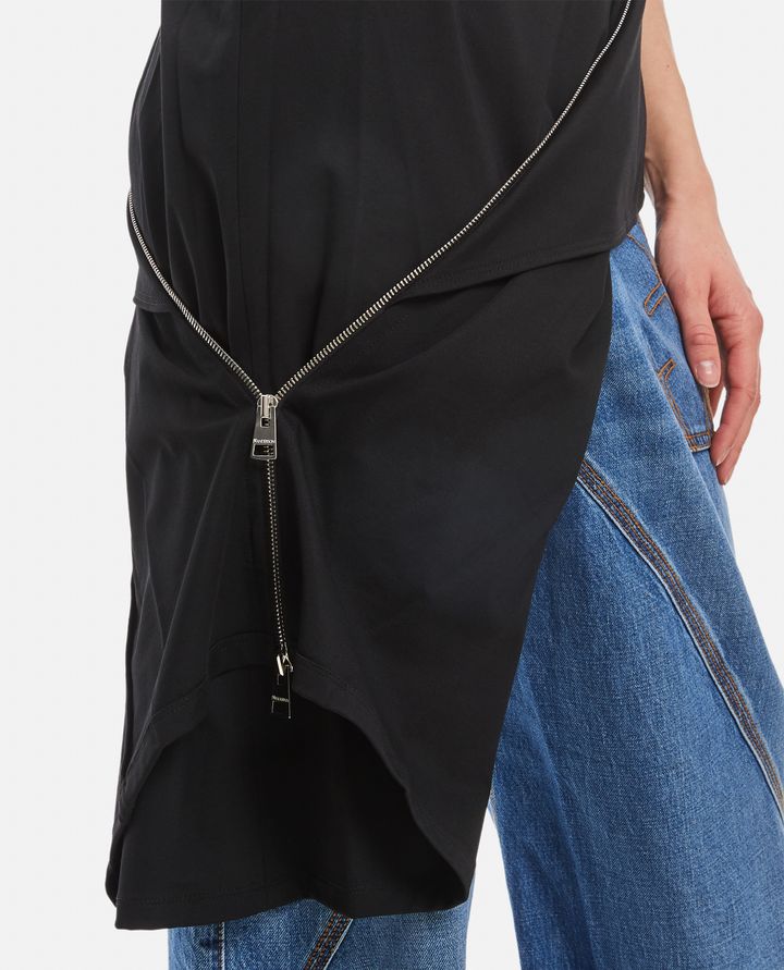 JW Anderson - ZIP DETAIL COTTON SLEEVELESS TOP_4