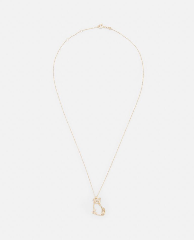 Aliita  ,  'Miau' Gold Pendant Necklace  ,  Gold TU