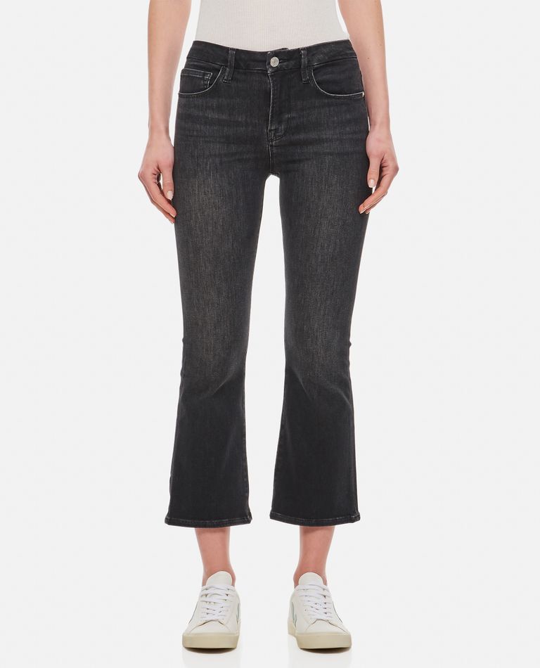 Frame  ,  Le Crop Mini Bootcut Cotton Jeans  ,  Nero 28