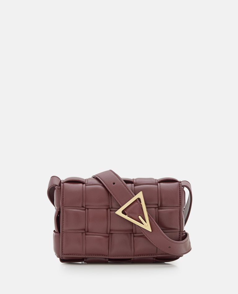 Bottega Veneta  ,  Mini Padded Cassette Leather Bag  ,  Red TU