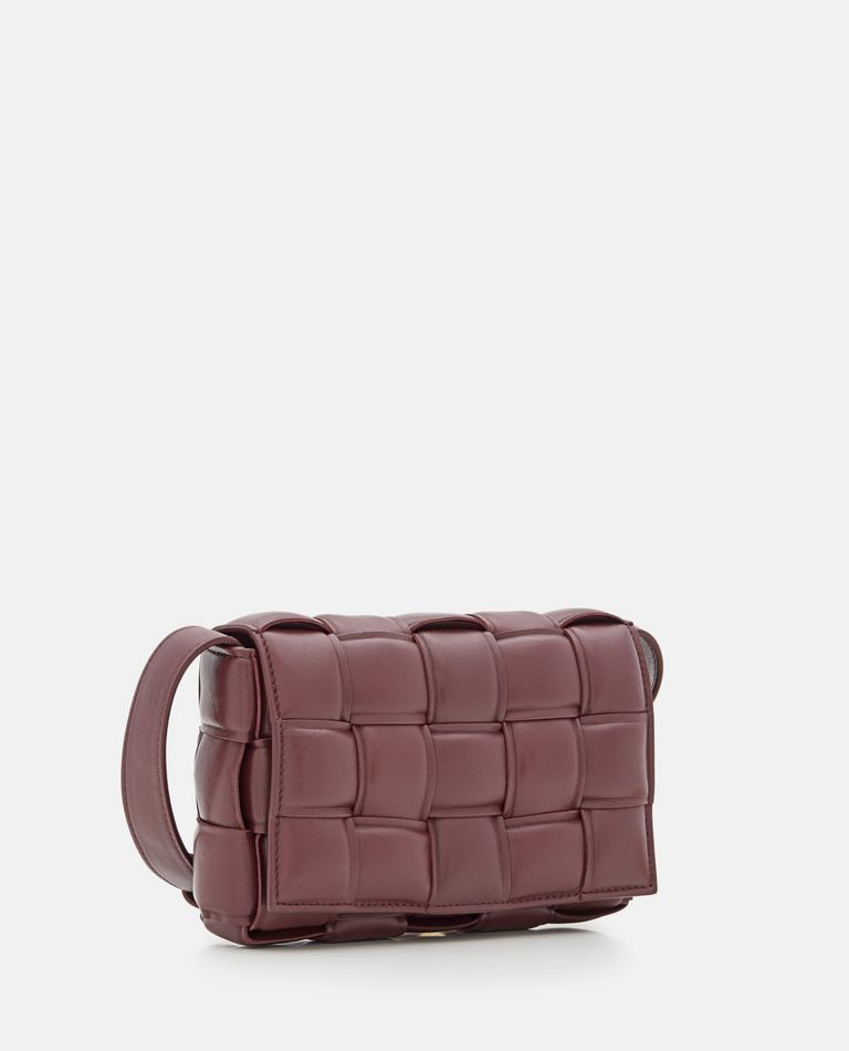 Bottega Veneta  ,  Mini Padded Cassette Leather Bag  ,  Red TU