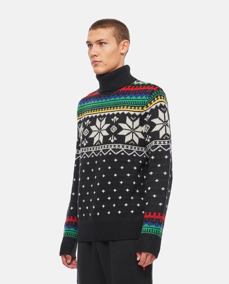 Shop Polo Ralph Lauren Turtleneck Sweater In Black