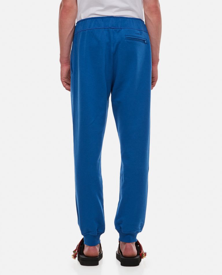 Shop Lanvin Cotton Sweatpants In Sky Blue