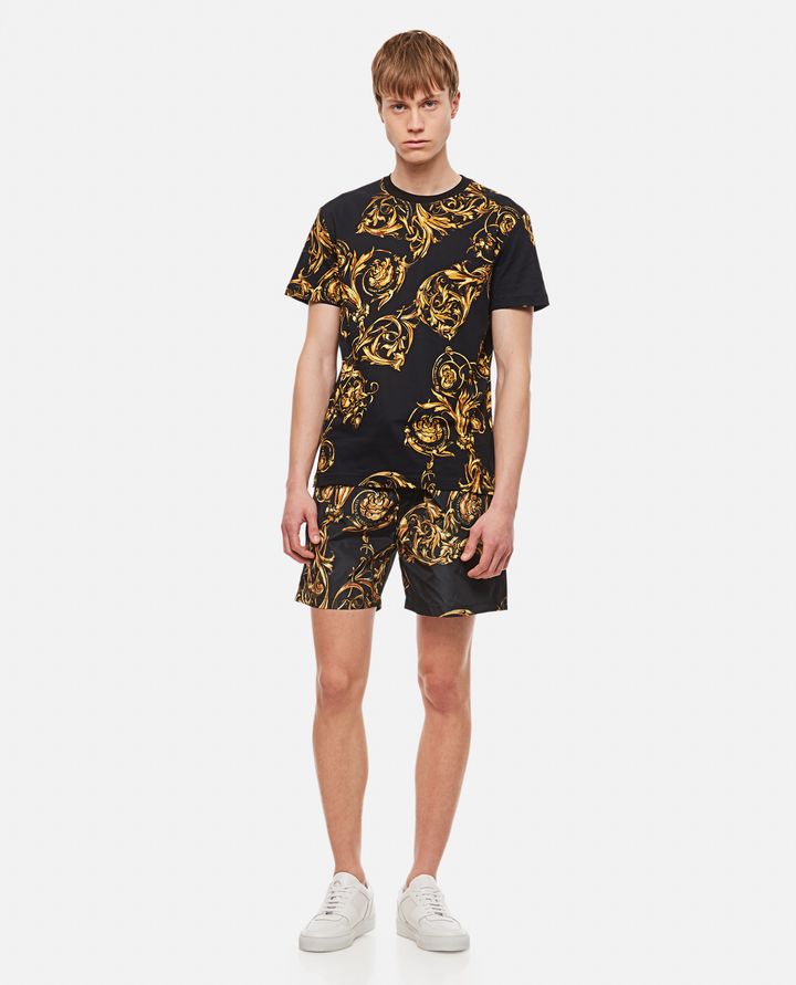 Versace Jeans Couture - PRINTED GARLAND SHORTS_2