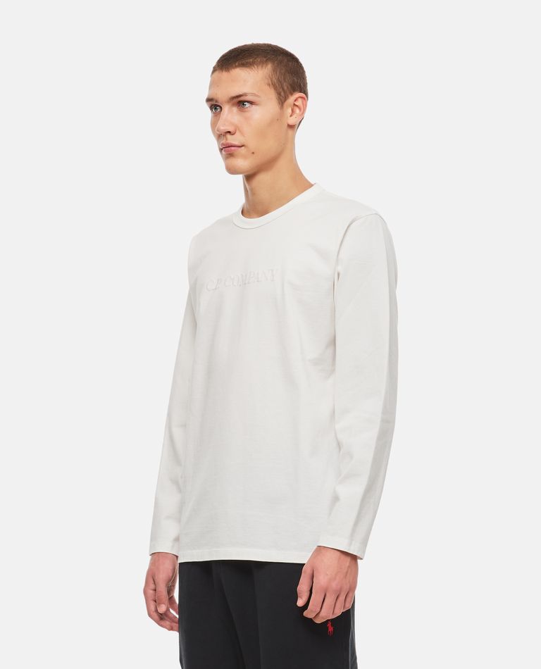 C.P. Company  ,  Long Sleeve Crewneck T-shirt  ,  White M