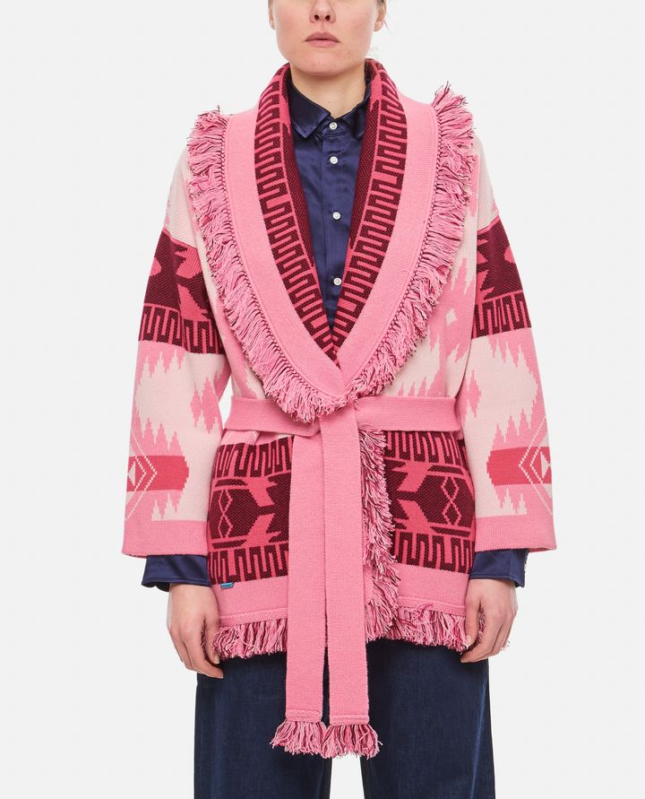 Alanui - CASHMERE JACQUARD ICON CARDIGAN_1