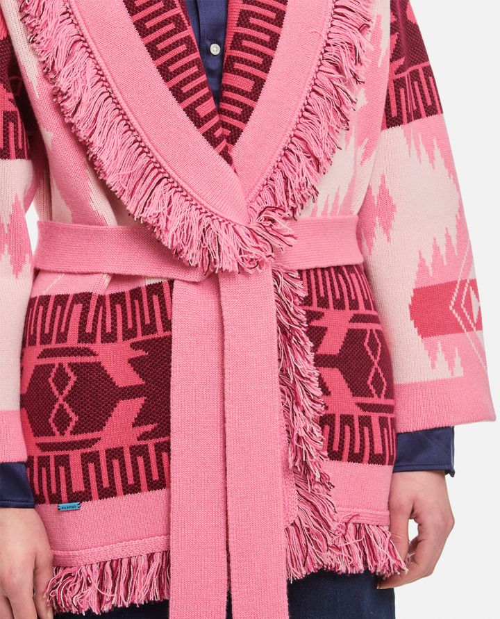 Alanui - CASHMERE JACQUARD ICON CARDIGAN_4