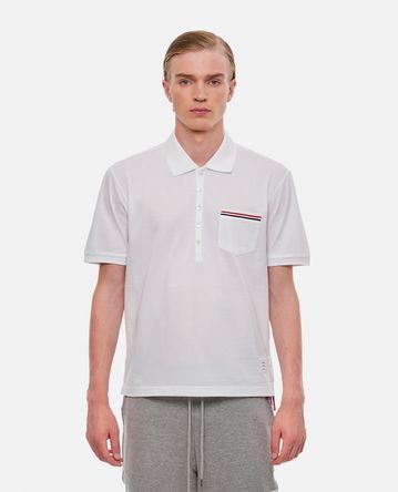Thom Browne - COTTON SHORT SLEEVE POLO