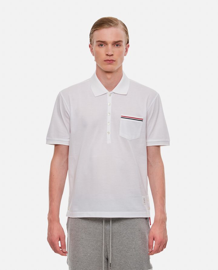 Thom Browne - COTTON SHORT SLEEVE POLO_1