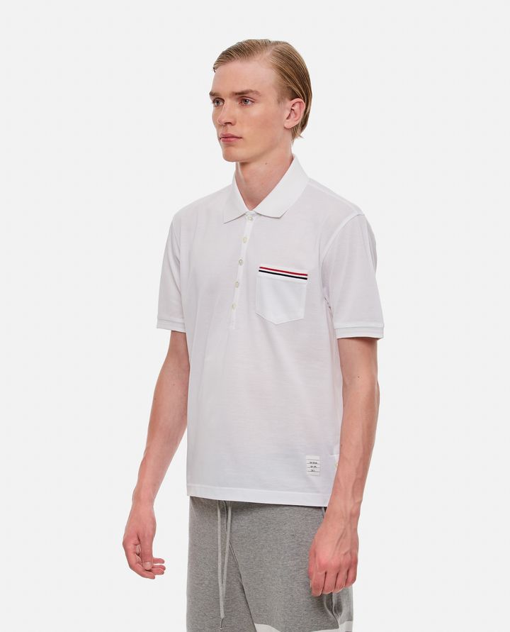 Thom Browne - COTTON SHORT SLEEVE POLO_2