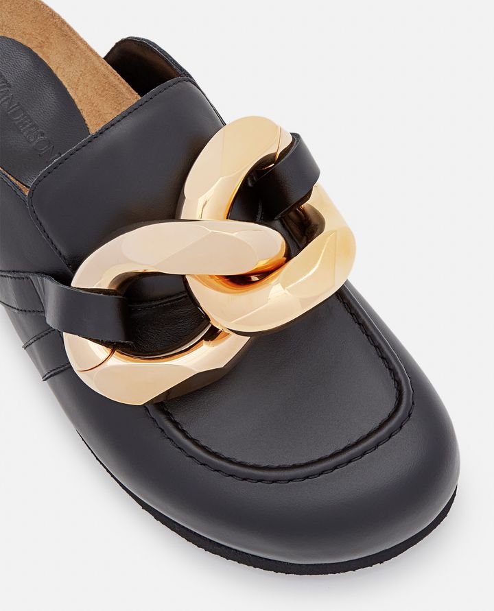 JW Anderson - CHAIN LEATHER SABOT_4