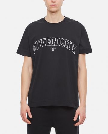 Givenchy - CLASSIC FIT T-SHIRT COLLEGE CON RICAMO