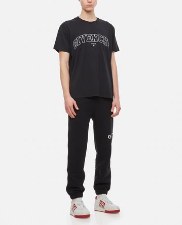 Givenchy - CLASSIC FIT T-SHIRT COLLEGE CON RICAMO