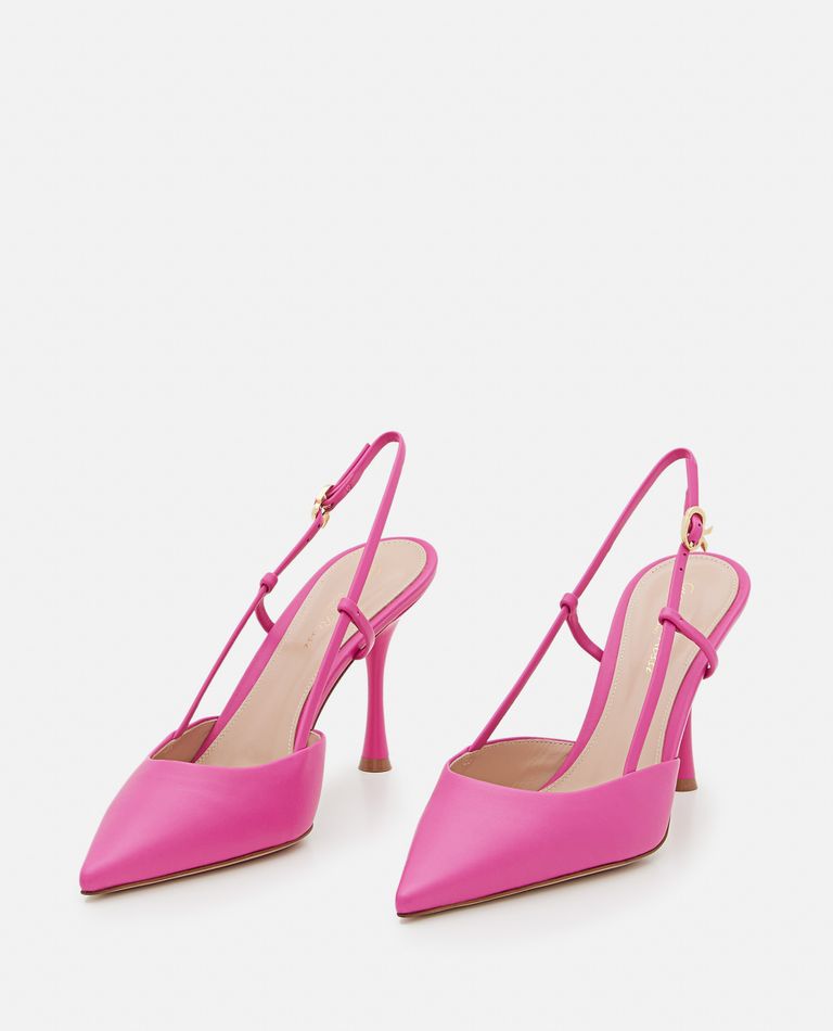 Gianvito Rossi  ,  85mm Ascent Leather Pumps  ,  Rose 39,5