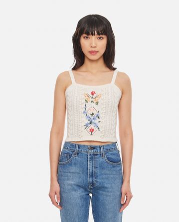 Polo Ralph Lauren - SLEEVELESS TOP WITH EMBROIDERIES