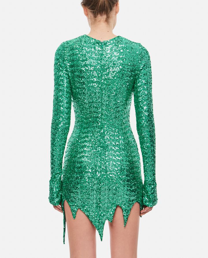 The Attico Sequin Deva Mini Dress