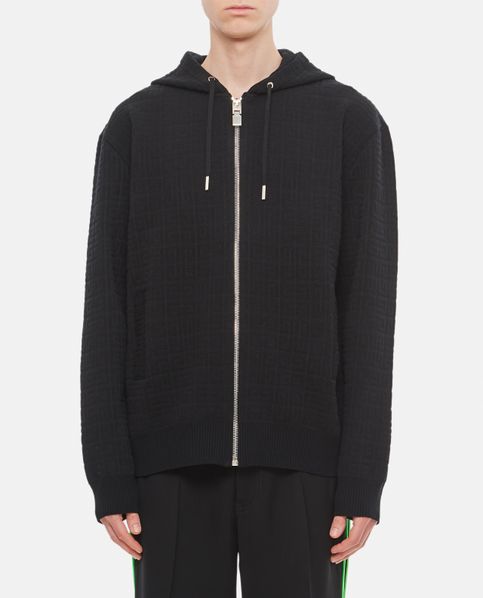 KNITTED ZIP HOODED BLOUSON for Men - Givenchy sale | Biffi 